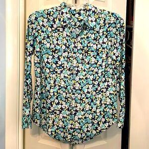 Two by Vince Camuto | Floral button down blouse